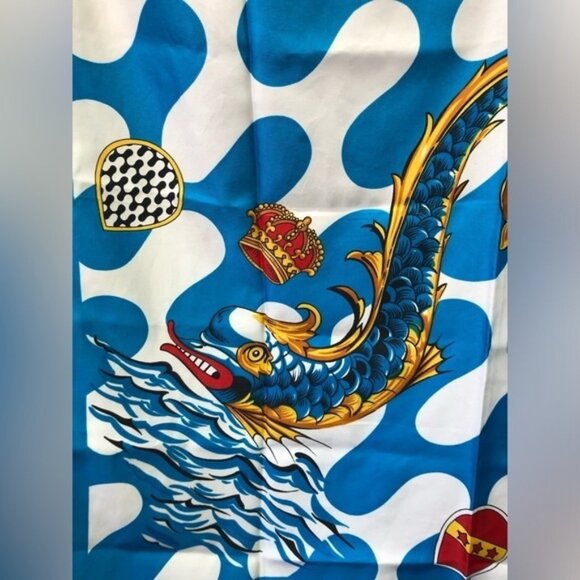 Palio du Siena Italian horse race multicoloured flag scarf - Picture 2 of 7